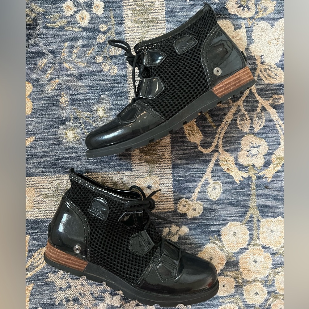 Sorel Mesh Accent Lace Up Boot
